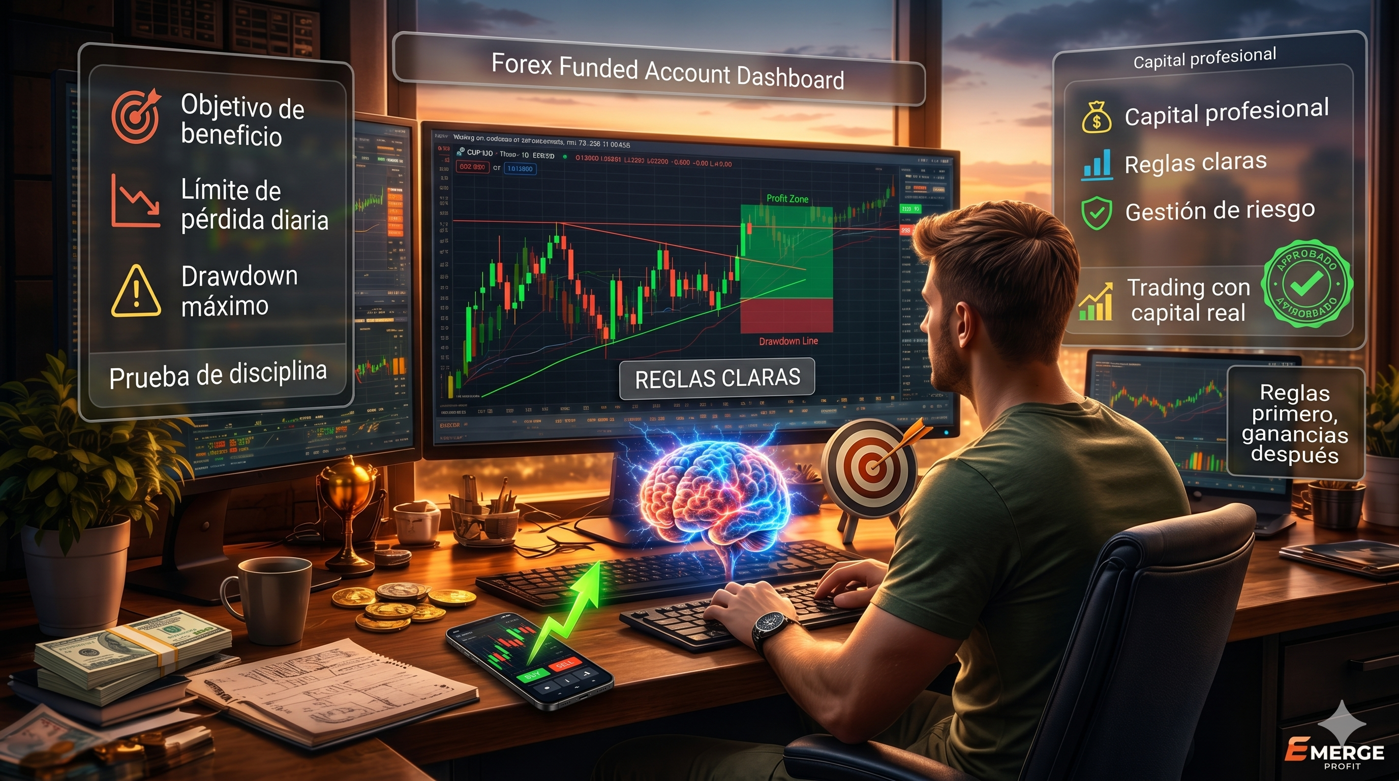 El modelo de negocio que los traders exitosos usan para no arriesgar su propio capital